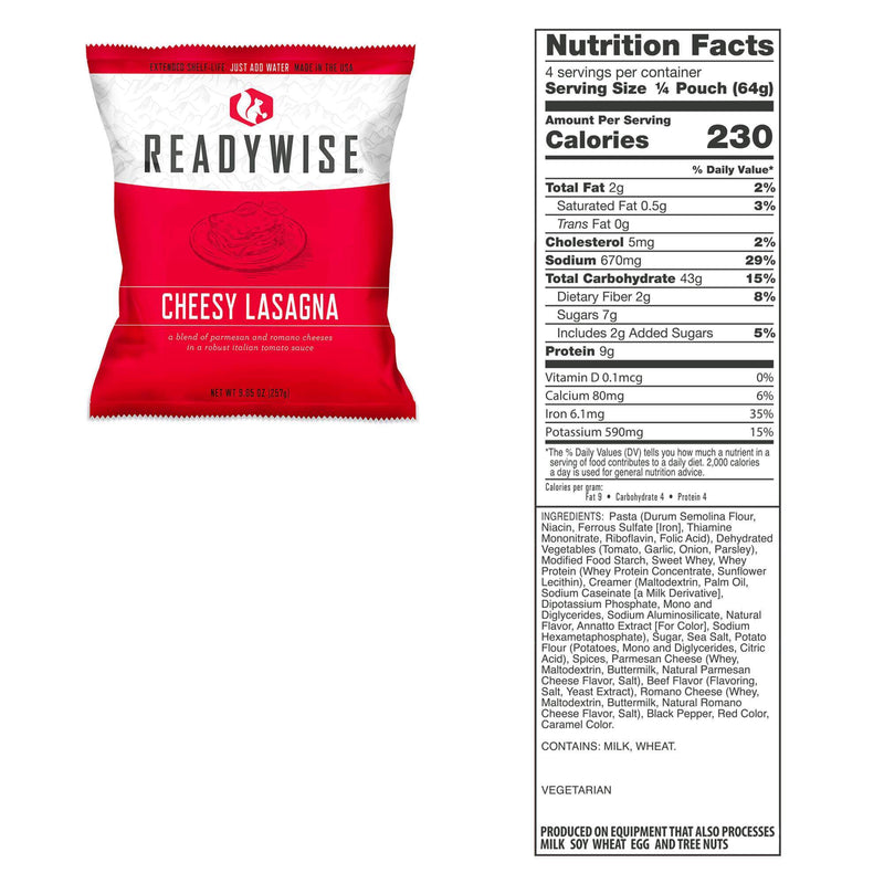 360 Servings of Ready Wise Emergency Survival Food Storage